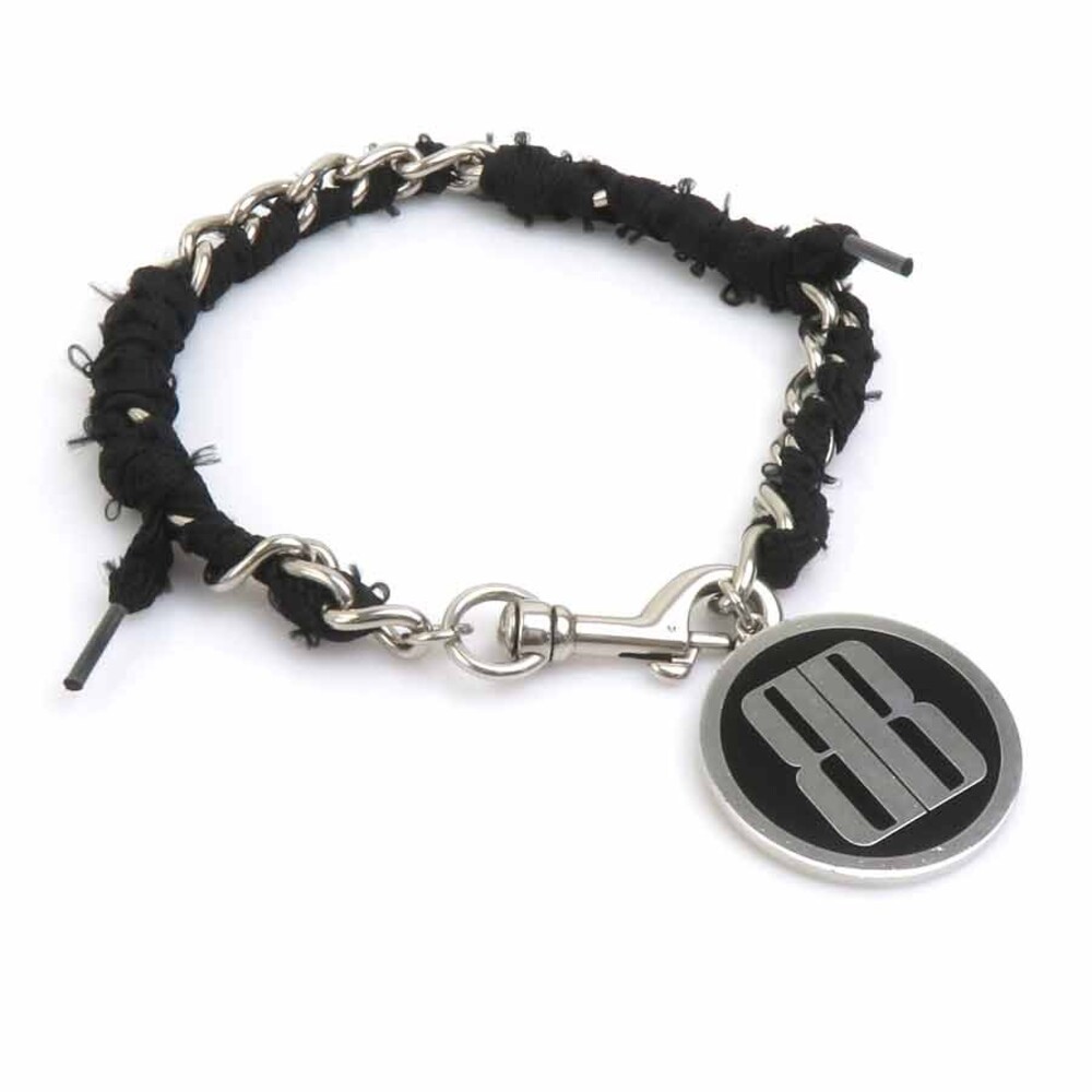 Auth Balenciaga Choker Black / Silver #334519B23B